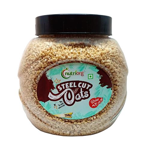 NUTRIORG STEEL CUT OATS 750GM